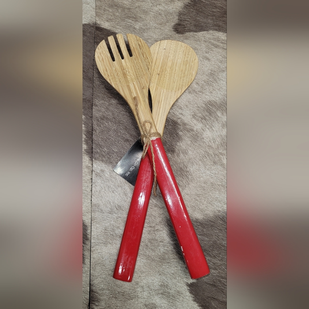 Bamboo Salad Servers